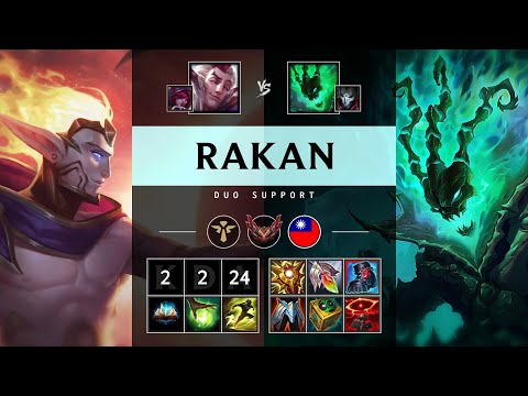 Rakan Support vs Thresh - TW Grandmaster Patch 25.12
