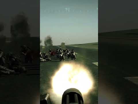 M134 Minigun vs 50 PLA Soldiers #shorts