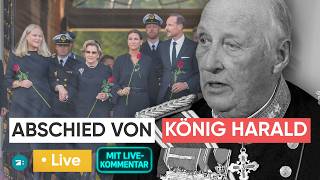 MIT LIVE-KOMMENTAR: Trauerfeier für König Harald in Oslo