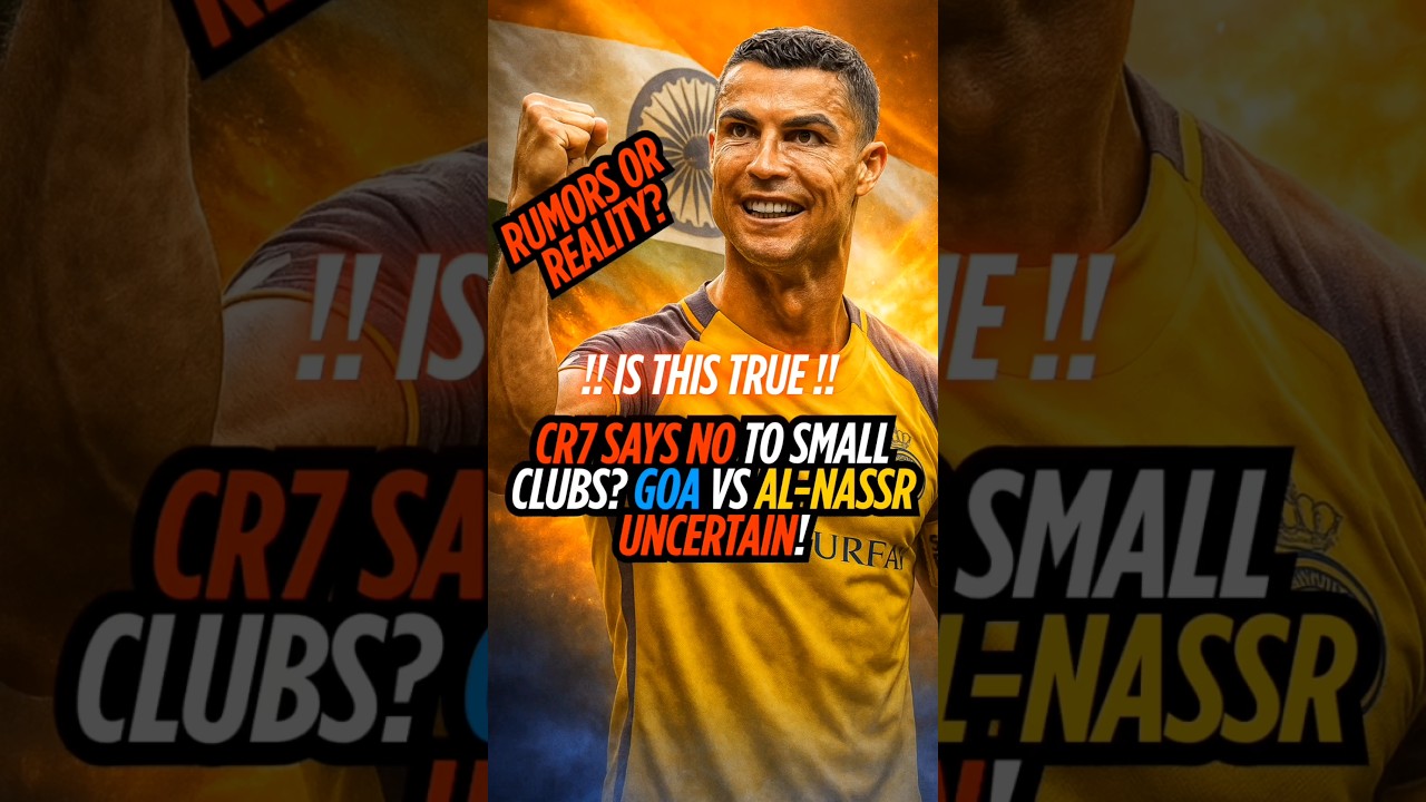 🇮🇳 Ronaldo to India? Al-Nassr vs FC Goa in AFC Champions League 2 Draw! #alnassr #ronaldo #fcgoa