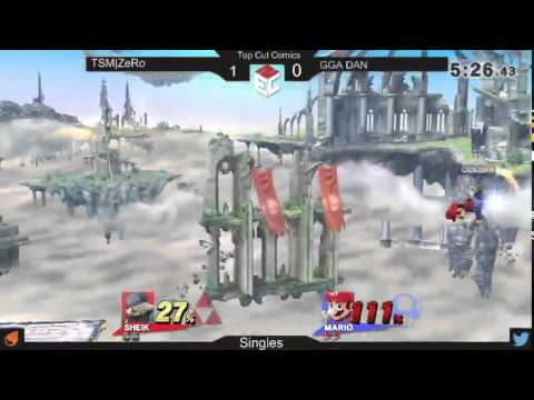(E2C) Top Cut Comics (Singles): ZeRo (Sheik) vs. Dan (Mario) - GF