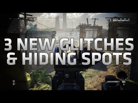 COD Ghosts - 3 NEW Glitches & Hiding Spots on Siege, Flooded & Overlord! "Online Infected Spots"