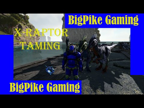 Taming Bog Raptors - Taming the new X-Raptors in Genesis - ARK Genesis - S1 E6