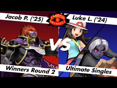 Smash@Grinnell #6 - Jacob P. (Ganondorf) Vs. Luke L. (Pokemon Trainer, Young Link)