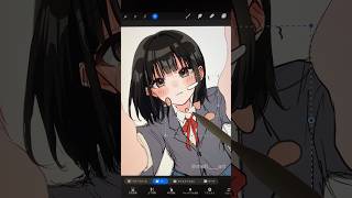 【イラスト】口で遊んでた😗#illustration #イラスト #procreate #art #shorts