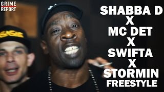 Shabba D, MC Det, Swifta, Stormin - Drum & Bass Freestyle #StorminsSmokePoint | GrimeReportTv