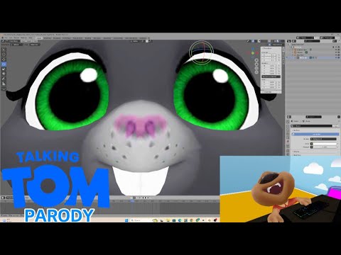 Talking Tom Parody - Ben Laughing and Losing Sanity as becca Sparkles on Camera (3D Animation)