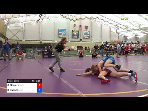 2018 UWW Cadet And U23 Nationals/UWW Cadet Greco-Roman 55 Consi-Semis - Caden Mccrary (Comp) Vs. C