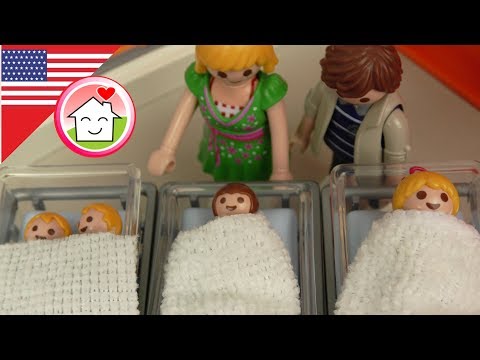 Playmobil english Mega Pack – Births – Anna, Lena and the Twins
