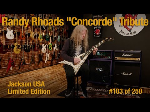 Jackson USA Randy Rhoads Tribute Limited Edition "Concorde" #113 of 250 w/OHSC image 15