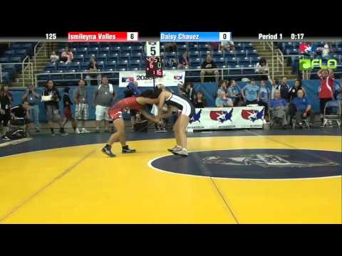 Junior WM 125 - Ismileyna Valles (California) vs. Daisy Chavez (Washington)