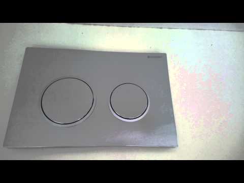 Geberit taustiņš Omega20, 212x142 mm, hroms/matēts hroms/hroms video