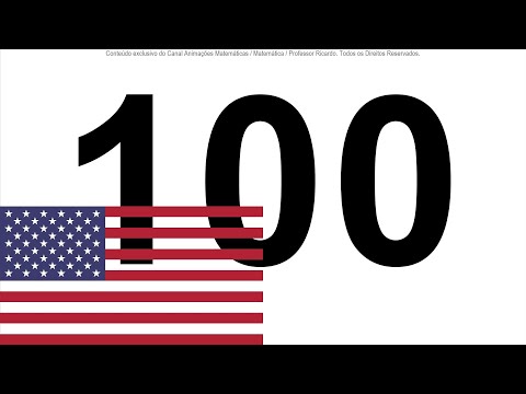 APRENDA A CONTAR DE 1 ATÉ 100 EM INGLÊS