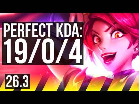 JINX & Lulu vs SIVIR & Zilean (ADC) | Perfect KDA: 19/0/4 | KR Master | 26.3