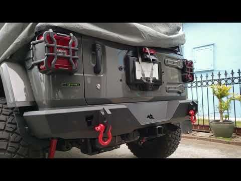 Rugged Ridge HD Rear Bumper Install - 2020 Jeep Wrangler Rubicon EcoDiesel