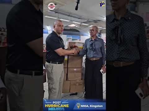 Premier of the Cayman Islands Arrived on a Flight Carrying Humanitarian Assistance Jamaica jis