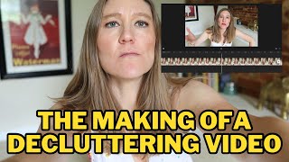 How I Make My YouTube Decluttering Videos (decluttering, cleaning, home niche!)