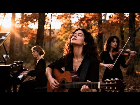 Whispers of Autumn | Emotional Piano, Guitar & Violin Music for Peaceful Sleep, Study, Stress Relief