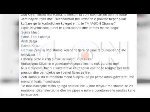 Në rrjetet sociale dënohet sulmi i kryeministrit ndaj Agon Channel dhe punonjësvje të tij.