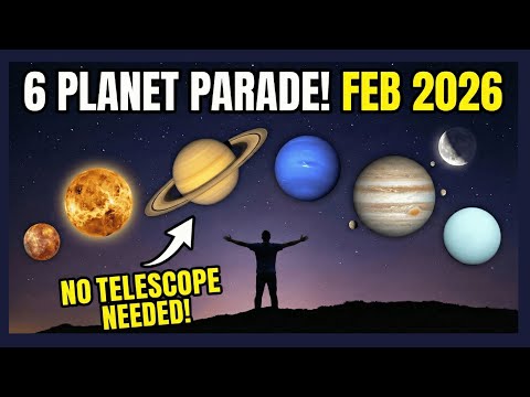 How to See the 6-Planet Parade in 2026 (No Telescope Needed)