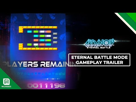 Arkanoid Eternal Battle | Eternal Battle mode Gameplay Trailer | Microids, Taito & Pastagames thumbnail
