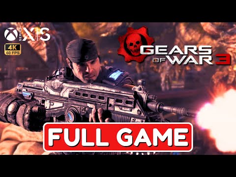 GEARS OF WAR 3 Gameplay Walkthrough FULL GAME [4K 60FPS XBOX SERIES X] - No Commentary