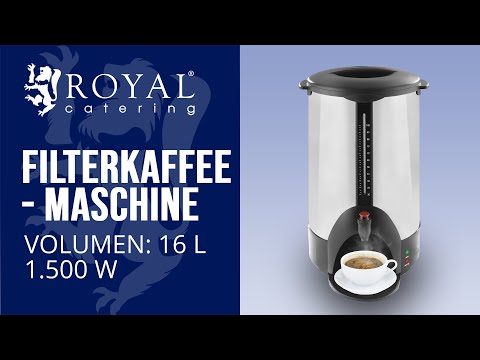 Filterkaffeemaschine Royal Catering RCKM-20 | Produktpräsentation