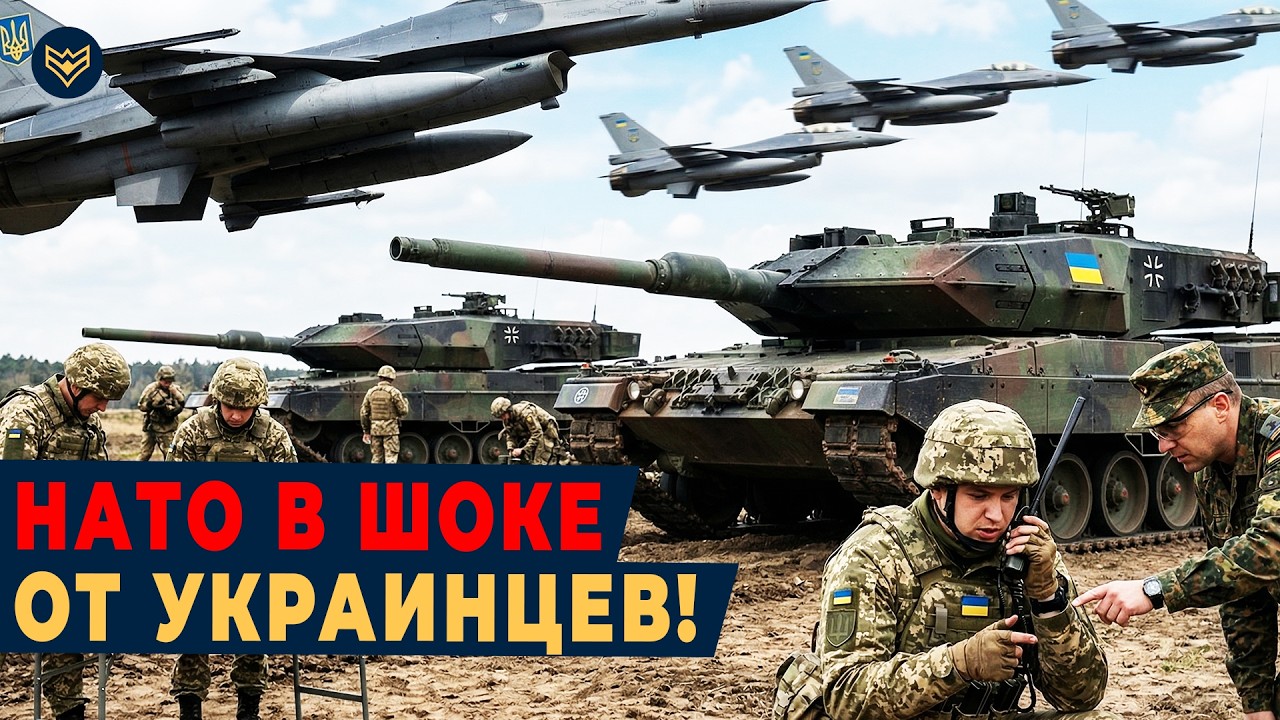 Украинские военные ШОКИРОВАЛИ НАТО! Пилоты и артиллеристы осваивают западн?