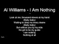 Northern Soul - Al Williams - I Am Nothing - With Lyrics