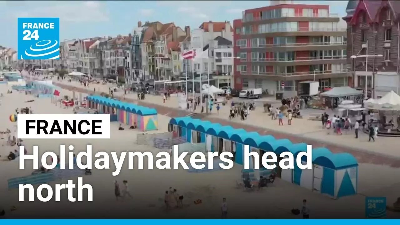 French tourists shift north to escape record heatwaves sweeping the country