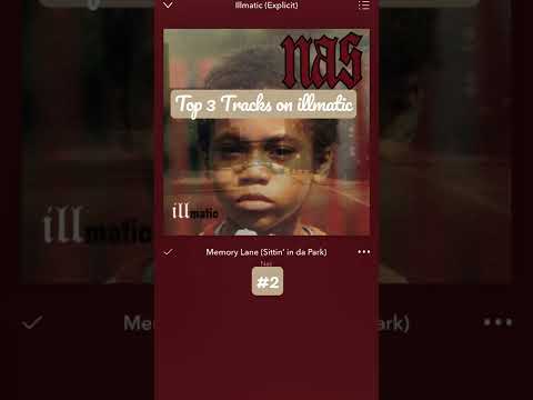 Top 3 Tracks on Nas’ Album: #illmatic