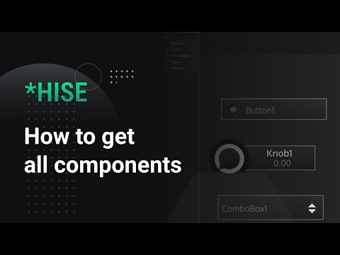 HISE: Scripting components in bulk