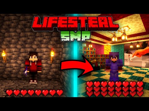 I Made World's Most Coolest Secret Base in Lifesteal SMP | Minecraft Hindi