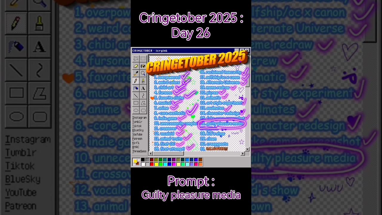 Cringetober 2025 Day 26 : Guilty pleasure media #cringetober #sonic #artchallenge #art #digitalart