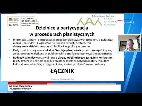 Gdańskie debaty miejskie  „Spojrzenie na dzielnice – Planowanie i dialog społeczny”