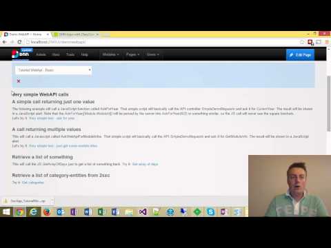 WebAPI 1.1 - Hands-On Introduction to WebAPI with DNN