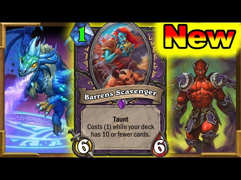 6/6 For 1 Mana And Taunt? Underrated Warlock Card  Everyone Must See! Barrens New | Hearthstone