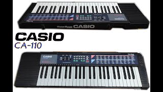 Video thumbnail for CASIO CA-110 (sound and styles demonstration) HiQ sound and playing by Keyboards - review - repair