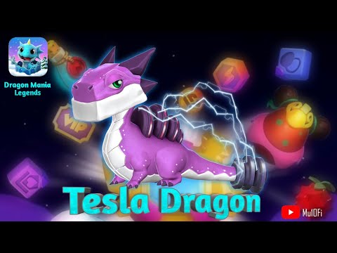 How To breed Tesla Dragon || Dragon Mania Legends