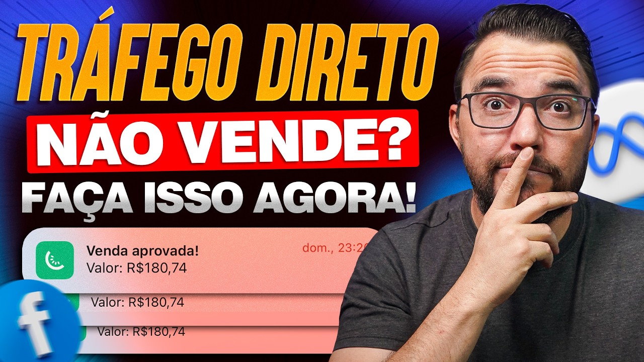 Esse erro não deixa você vender com Tráfego Direto no Facebook Ads