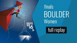 IFSC World Championships Paris 2016 - Bloc - Finale - Femmes by International Federation of Sport Climbing