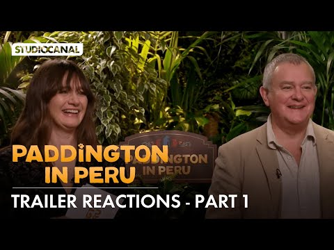 Best Paddington Trailer Reactions with Hugh Bonneville and Emily Mortimer (Part 1 )