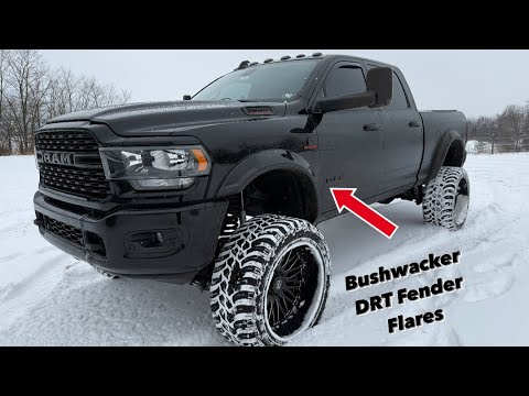 Bushwacker DRT Fender Flares Installed On My 2022 Ram 2500 Cummins