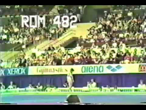 2nd T ROM Celestina Popa V   1985 World Gymnastics Championships 9 800