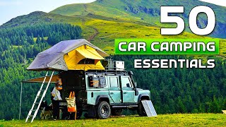 50 Car Camping Essentials You Need