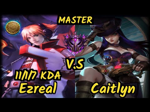 Luger (EZREAL) vs CAITLYN - 11/1/7 KDA BOTTOM ADC GAMEPLAY - EUW Ranked MASTER