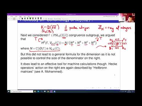 Haluk SENGUN - Cohomology of arithmetic groups and number theory: geometric, ... 2