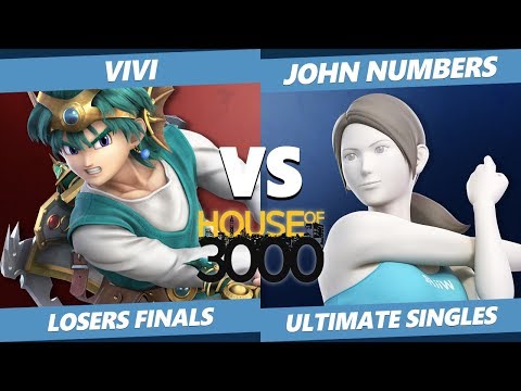 Xeno 201 Losers Finals - Vivi (Hero) Vs. John Numbers (Wii Fit) Smash Ultimate - SSBU