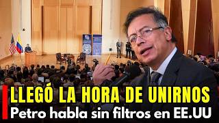 Petro spoke candidly in the US and the reaction of Colombians surprised everyone