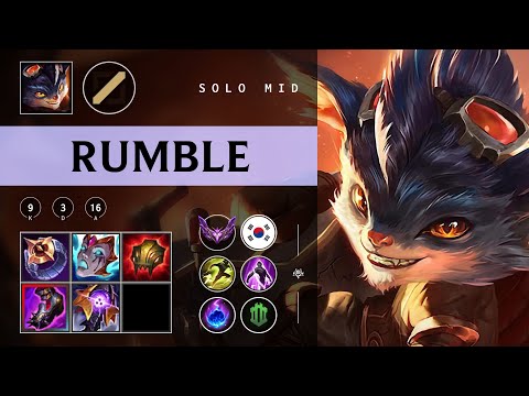 Rumble Mid vs Udyr - KR Master Patch 25.24